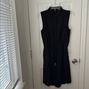 Mossimo Supply Co. Black Sleeveless Midi Dress